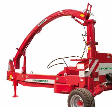 MEX 6 for grass Thanks to Pöttinger's ongoing refinement policy the MEX 6 forager has gradually evolved to become one of the best throughput and most reliable flywheel forage harvesters available.