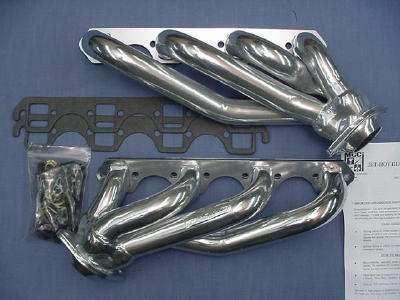 32045 M-9430-P51 Shorty Headers, Stainless Steel, Jet Hot Ford