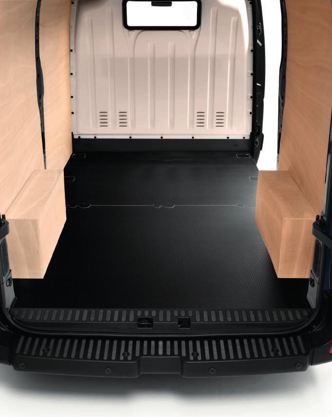 Genuine Accessories Storage and Cargo 2. 3. 1. Master Van means business.