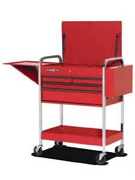 Roll Cart, 2-Shelf (Red) Case IH