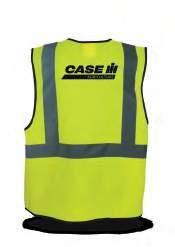 SHOP & FIELD EQUIPMENT Premium Safety Vests Zipper closure Manufacturing and material defects warranty Meet standard ANSI / ISEA 107-2010 SC9801CAM SC9801CAL SC9801CAXL SC9801CAXXL Case IH Safety