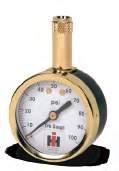 psi (Chrome) IH Dial Tire Gauge with 14"