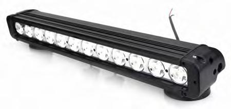 Low Profile Ultra High Intensity Multi-Purpose LED light Bar Ultra high intensity LED. features a sealed, water-resistant (rate IP67), PC* lens, aluminum alloy housing.