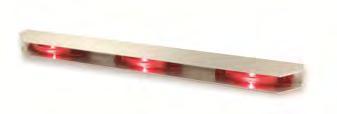 4" Slim Line Amber, Marker Light T0305310: Aluminum Bar With 12V 4" Slim Line Red, Marker Light Armor Bracket for 4" Slim Line Marker Light T0305020: Signal Aluminum Protection Bar for 4 Slim Line
