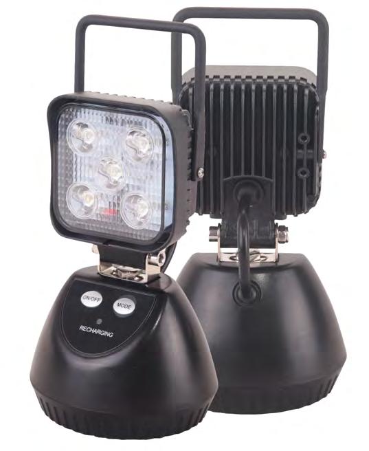 Multi-Purpose Rechargeable LED worklight High intensity LED heavy-duty worklight.
