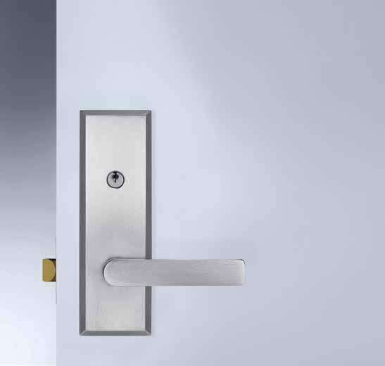 Features and Specifications Easy Installation, retrofits most common front door preparations Allen key fixing screws for improved security and appearance Three mode of security: Secure, Safety and
