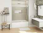 Kameleon SC Tub Doors with Soft Close 6 mm 1 4 in. 51 in. - 55 in. X 57 in.