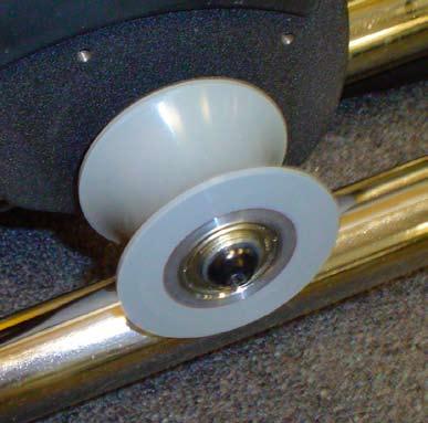 SECTION III: 3.1 Roller Wheel Replacement Part Replacement & Adjustment Procedures 1. Verify that you have the correct wheels available. The wheels for the Pro4500 are a deep cut style (Figure 3.1).