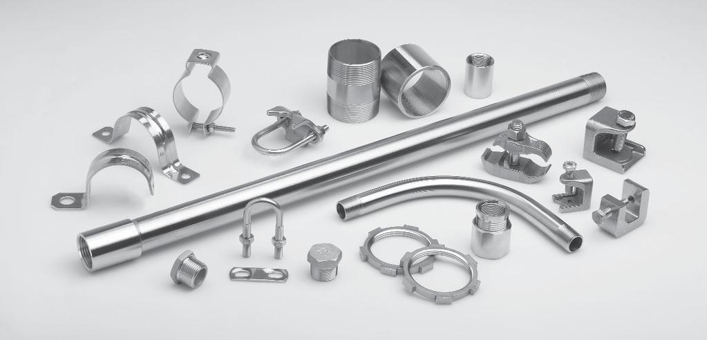 Stainless Steel Fittings Locknuts & Bushings LOCKNUTS Eaton's Crouse-Hinds Stainless Steel Fittings deliver unbeatable corrosion protection where you need it, saving you time and money throughout the
