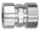 E-22132 Features: All connectors available with or without insulated throat Hex surfaces on fitting body and compression nut for easy wrenching Couplings utilize a ridge center stop for easy
