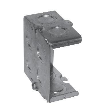 Steel Masonry Boxes GANGABLE MASONRY BOXES UL LISTED Features: The gangable feature allows the option of creating a multiple gang box from a single gang box by simply removing the combo head screw