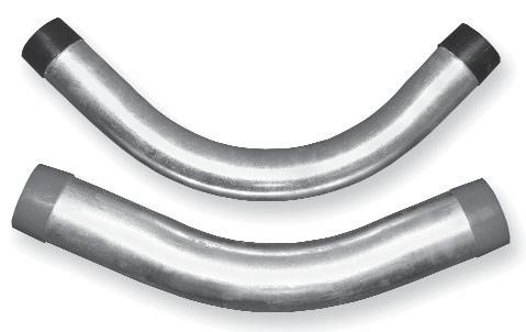 Rigid/Intermediate Grade Conduit Fittings Conduit Couplings and Rigid Elbows RIGID CONDUIT COUPLINGS - STEEL RIGID ELBOWS - STEEL Applications: Used to join two lengths of threaded rigid or IMC