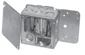 PRE-formance Uni-Mount Assemblies with Wiring Devices Eaton's Crouse-Hinds PRE-formance Uni-Mount Assemblies - all catalog numbers contain a Uni-Mount cover (TP31000-37000), 4" square open back box,