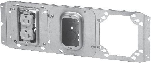 PRE-formance Multi-Mount Assemblies with Wiring Devices Eaton's Crouse-Hinds PRE-formance Multi-Mount Assemblies - all catalog numbers contain a multiple mount bracket (available in either 16" stud