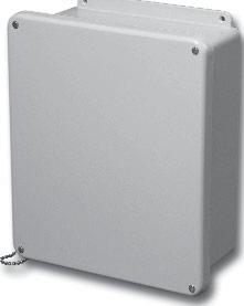 Fiberglass Enclosures Junction Box Series Eaton's Crouse-Hinds Junction Box Series offers an extensive selection to the industrial application requiring a vast number of configurations and sizes.