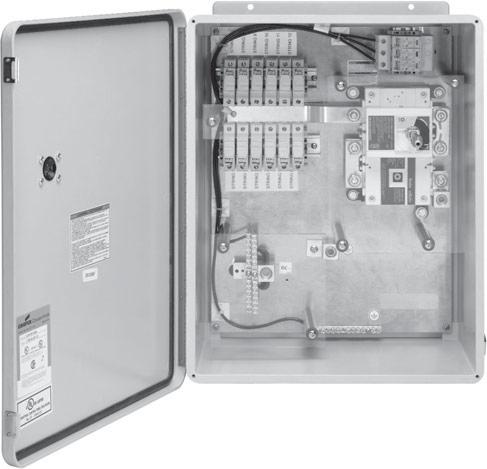Solar Combiner Boxes with Integral DC Disconnect Switches cetlus 1741 Listed cetlus Listed to CSA Standard C22.2 No. 31 & No. 107.