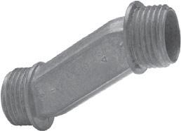 to connect box to conduit coupling. Used with a locknut to connect two boxes side by side or back to back.