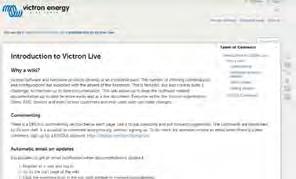 news, new products and a lot of success stories with Victron Energy.