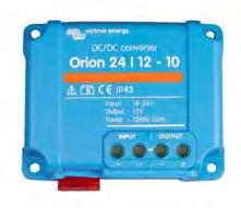 Orion-Tr DC-DC converters, low power High efficiency Using synchronous rectification, full load efficiency exceeds 95%. IP43 protection When installed with the screw terminals oriented downwards.