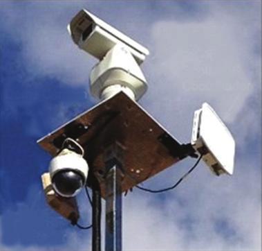 mast s T-bar section. Applications for this unit commonly support security and surveillance operations.
