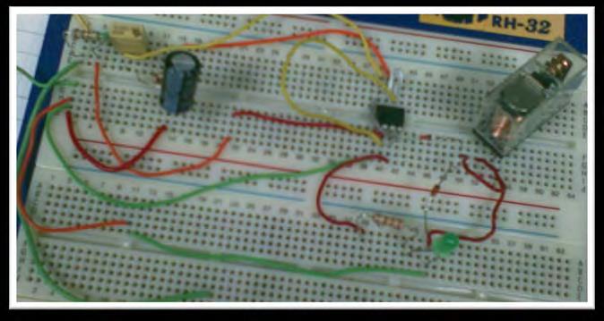 Battery Monitoring LED Relay Timer streetlights The relay timer circuit have been