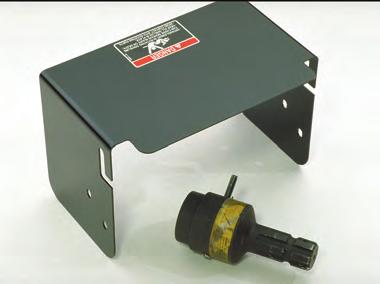 hydraulic manifold kit that provides the ability to switch hydraulics between cargo bed actuation and remote port usage via use of an operator panel-mounted switch Rear PTO Overrunning Clutch Kit