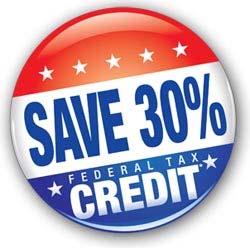Tax Incentives Federal Tax Credit = 30% total cost of the installation.