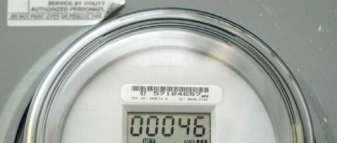 Present Net Metering (All Power Companies except NHEC) The meter will