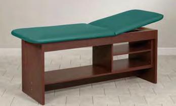 load capacity under normal use (Option 088) * 9020 Treatment Table with Shelf 9020-27 72 31 27 9020-30 72 31 30 Features full