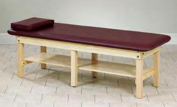 legs Built-in middle leg levelers Steel reinforced frame Laminate full length shelf with H-braces Pillow included 600 lbs.