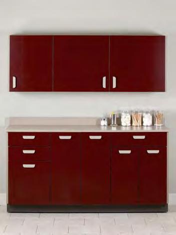 MANAGED CARE QUICK CABINETS 8266 Wall Cabinet with 3 Doors 8266 66" 24" 12" 2 adjustable shelves Shipped in 2 units for easy installation All holes are pre-drilled and all hardware is provided to