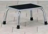 Chrome Step Stool (one per box) T-40 14 1 /4 9 11 1 /4 350 lbs capacity Shipping weight: 9 lbs.