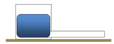 If the tank were at ground level, the water couldn t flow through the pipe. However, if the tank is placed at a certain height, the water will flow down through the pipe.