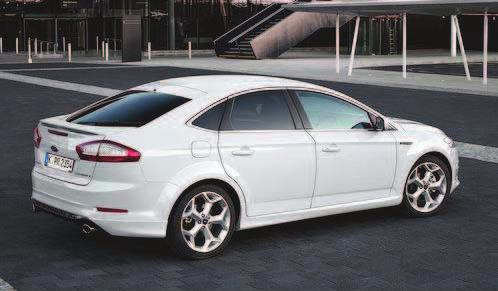 current Mondeo Hatchback, with new front bumper,