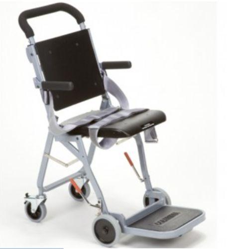 Figure 3: Aislemaster TransportMate Compact Wheelchair. This a foldable chair design that would allow for easy storage of the aisle chair.