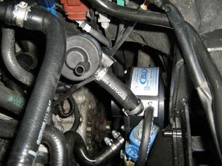 with the 16mm hoses out the cylinder head see picture.