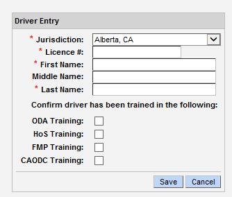 The Middle Name may be required, if the driver s licence includes the middle name. The full name is required so that the system can validate the licence with the database.