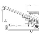 Torsion-Flex 11 P onda Motor Conveyor xles w/ Electric rakes w/electric Start 375 Seed Units 7,500 lbs.