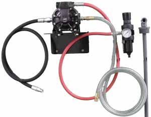 CenterFlo Packages Wall Mount Packages for CF15 Models 1121-015 Wall mount pumping system for anti-freeze or windshield washer fluid, designed for the CF15 series 1 1120-023 1/2 Aluminum CF Diaphragm