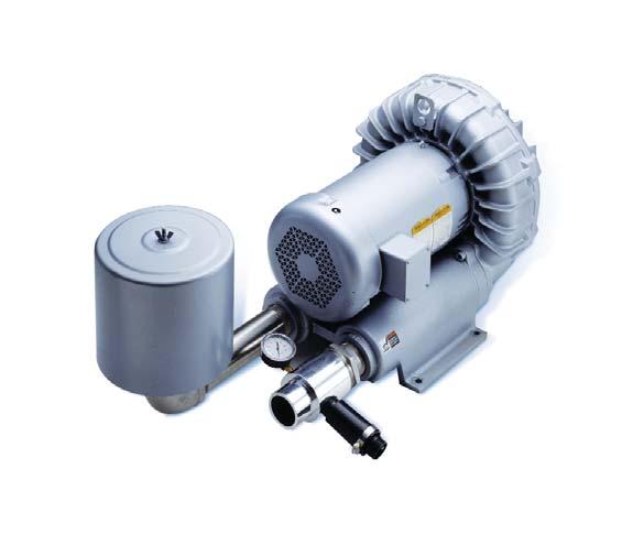 Gast Regenerative Blower Assembly 5 HP 576-R5 Blower Assembly Product Features Rugged construction, low maintenance Direct-drive operation Oilless operation UL, CE and CSA approved TEFC motor with