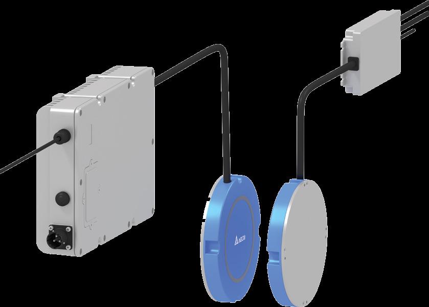 Wireless Power Solutions New innovative wireless battery charging systems for AGV, Forklift applications and other power transfer applications. No more expensive connectors and cables to replace.