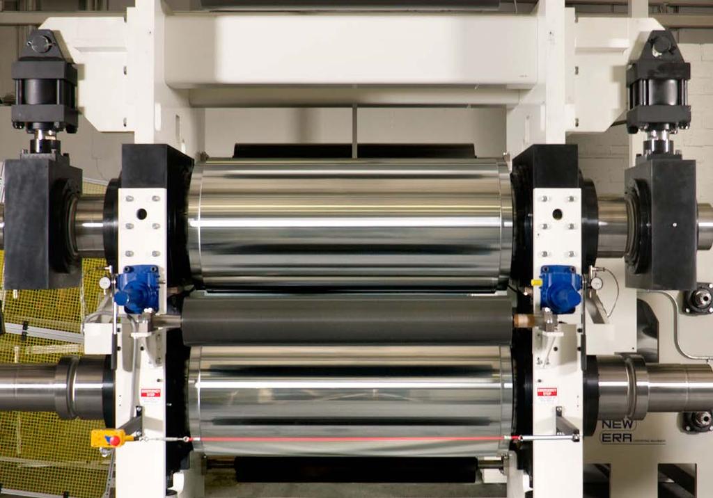 The coater designs that allow for this type of system to be incorporated include reverse roll coaters, between the roll coaters (Photo 9) and knife coaters (Photo 10).