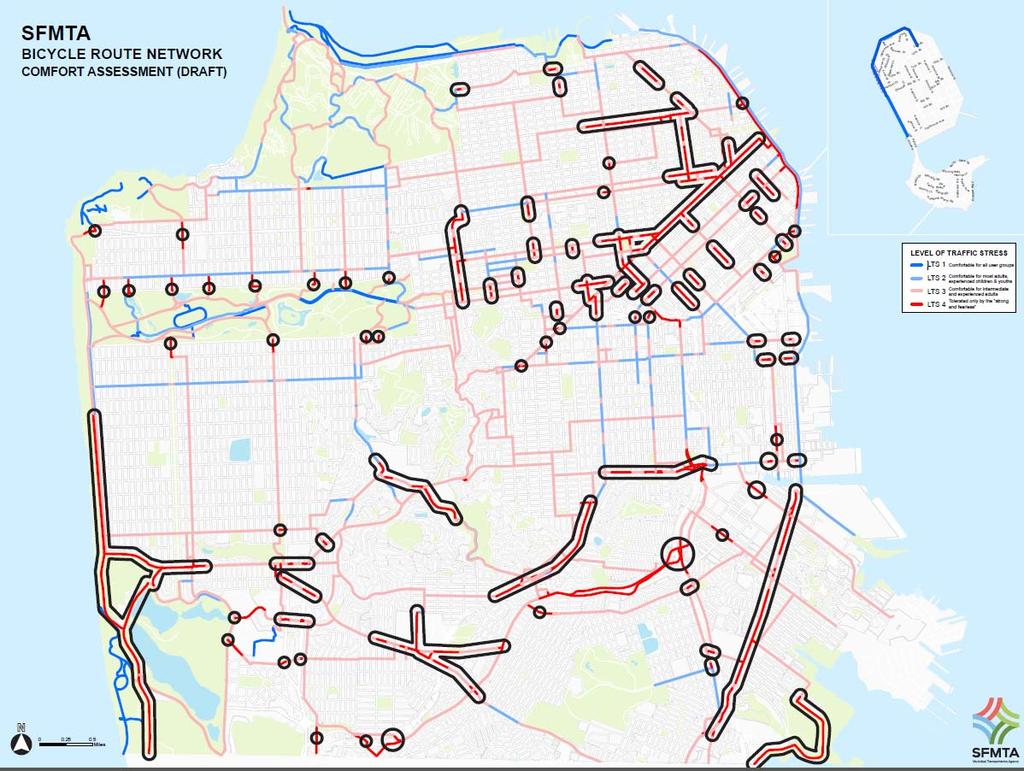 Key hotspots Improved and expanded network & bicycle