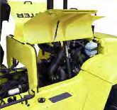 Hyster H360HD 2 -EC4 Standard Features and Equipment 4 Take The High Road Use the H360HD 2 -EC4 truck s 155 horsepower Cummins engine, variable flow hydraulic system, VISTA mast, and ELME 588