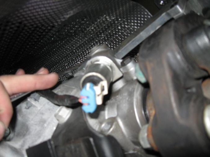 on the transmission and using a flat head