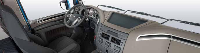 The Driver Information Panel provides more information to increase driver comfort and efficiency.