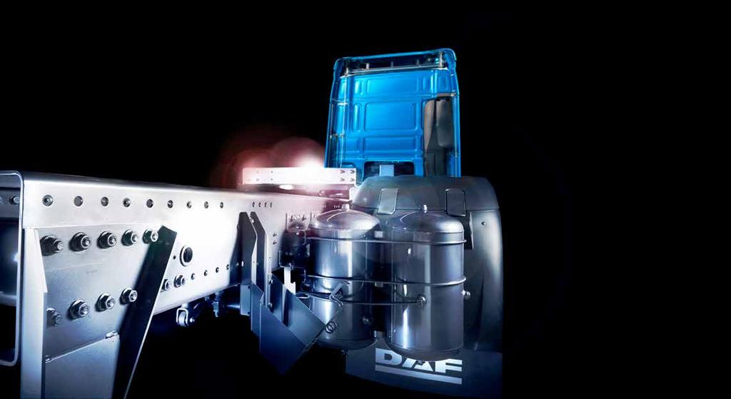 DAF XF CHASSIS 16 17 Bodybuilder-friendly The New XF offers an extensive Body Attachment Module (BAM) programme that offers excellent body builder friendliness.