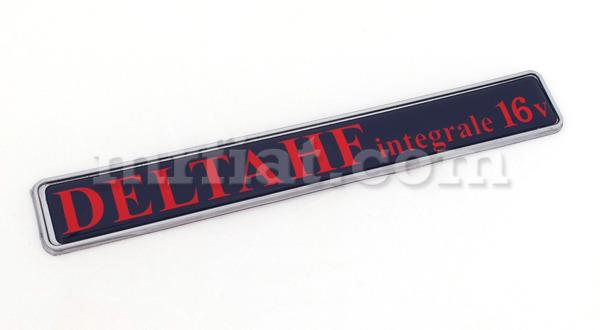 6 HF Aluminum Emblem LA-EB-018 LA-EB-019 LA-EB-023 OEM 150 x 30 mm blue enamel emblem for Lancia Integrale models.