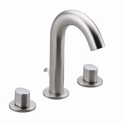 Discontinuation Updates First Generation Premier & Large Showrooms Oblo Widespread Bathroom Faucet Oblo Widespread is on the Showroom floor in SN Vibrant Polished Nickel, which is now being