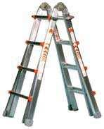 Aluminium Telescopic Ladders Fibreglass Platform Step Ladders Adjustable aluminium ladders offer portability, stability, safety and versatility Each model can be used as a step ladder, staircase